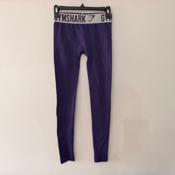 Gymshark Pants - Gymshark High Waisted Leggings Purple Seamless Workout XS Activewear